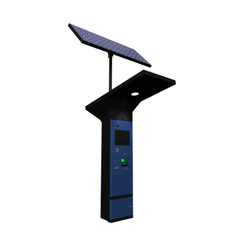 Parquímetro 100% solar, automático para el cobro y control del estacionamiento regulado en zonas urbanas