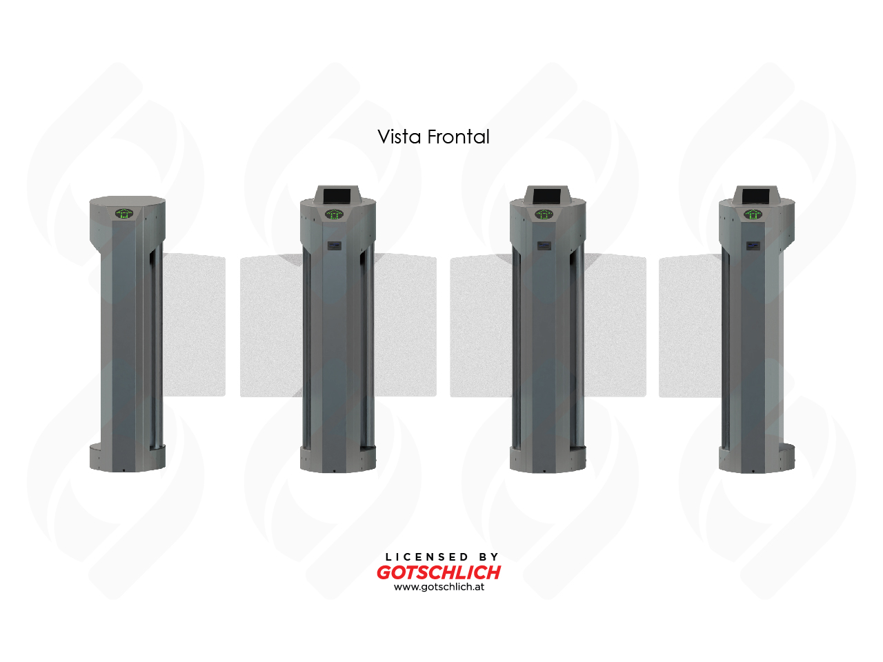 Diseño y fabricación de controles de acceso peatonales
